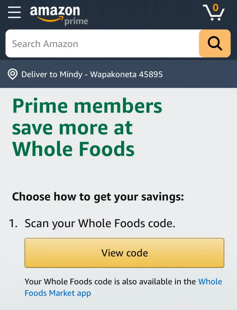 Amazon Prime Whole Foods Code For Discounts | Parker Marker