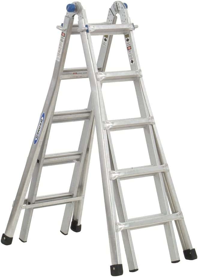 Werner MT-22 telescoping-ladders, 22 feet, Aluminum