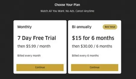 Epix Pricing Plan for New Zeland