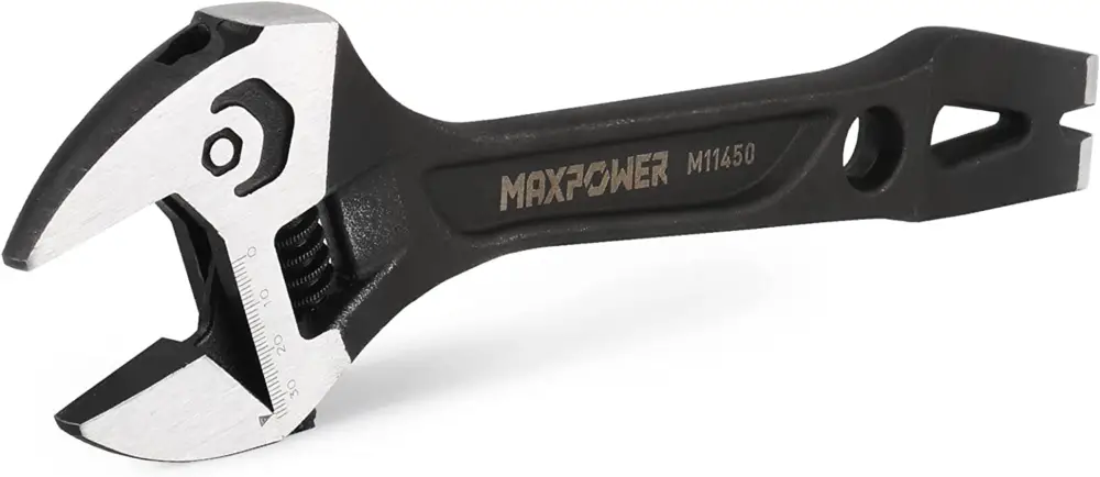 MAXPOWER Stubby Adjustable Wrench Set