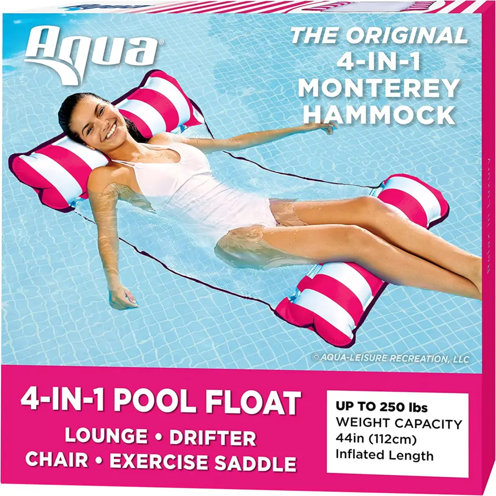 Aqua 4-in-1 Monterey Hammock Inflatable Pool Float